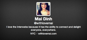 withlovemai is on Twitter! Follow me @withlovemai