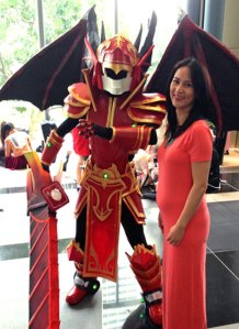 Mai 5-months pregnant